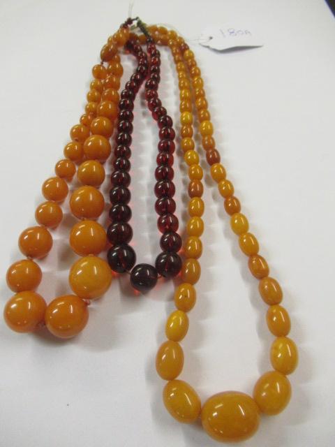 THREE BEADED NECKLACES Image