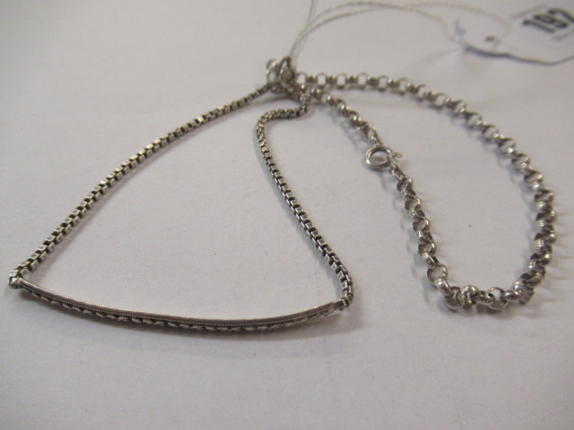 TWO SILVER BRACELETS - 6G TOTAL Image