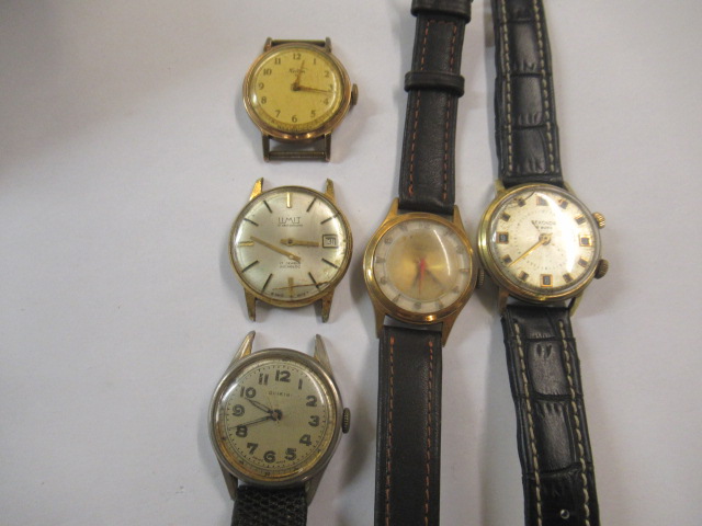FIVE VINTAGE WATCHES Image