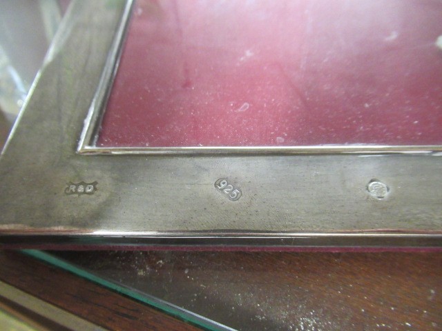 TWO SILVER PHOTO FRAMES Image