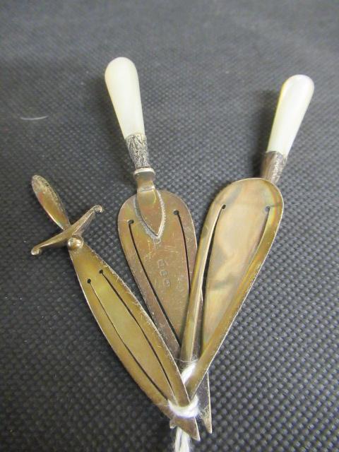 THREE SILVER BOOKMARKS Image