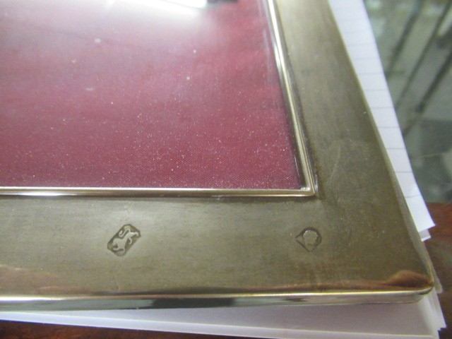 TWO SILVER PHOTO FRAMES Image