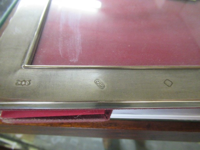 TWO SILVER PHOTO FRAMES Image