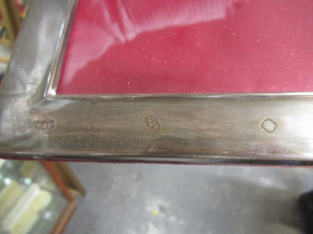 TWO SILVER PHOTO FRAMES Image