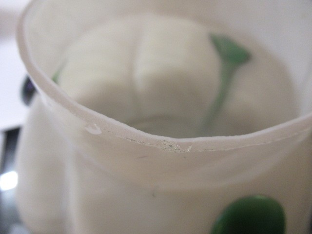 LOETZ MELON STYLE IRRIDESCENT PEARL ART GLASS VASE Image