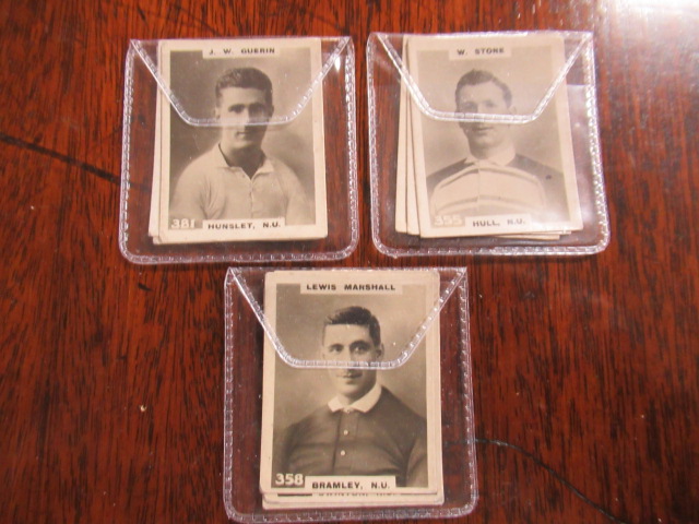 NINE PINNACE RUGBY LEAGUE CARDS INCLUDING HULL, LEEDS AND DEWSBURY EXAMPLES Image