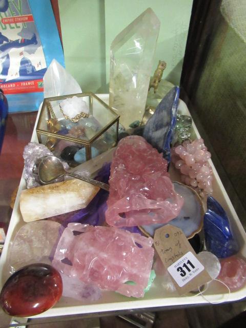TRAY OF CRYSTALS ETC Image
