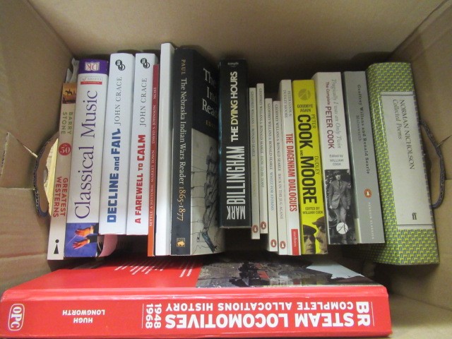 BOX OF RAILWAY AND OTHER BOOKS Image