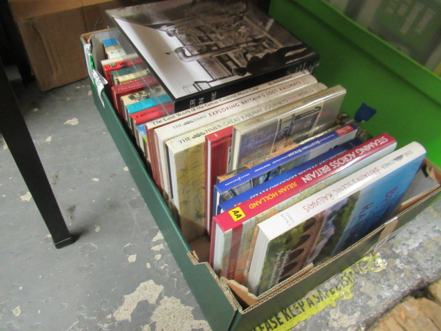 BOX OF RAILWAY BOOKS Image