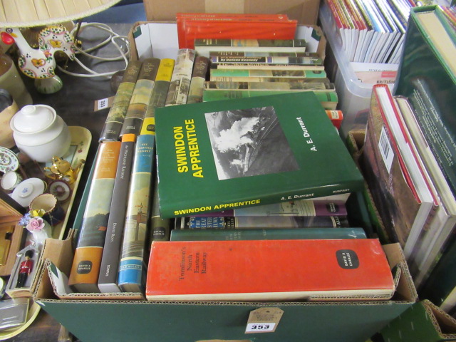 BOX OF RAILWAY BOOKS Image
