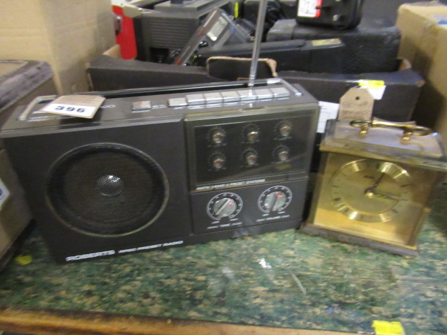 ROBERTS RADIO AND A CARRIAGE CLOCK Image