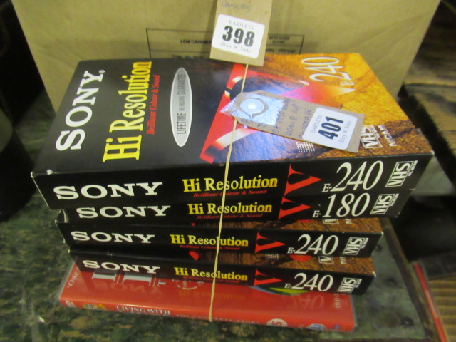 FIVE VIDEO CASSETTES OF 1990 RUGBY WORLD CUP COVERAGE Image