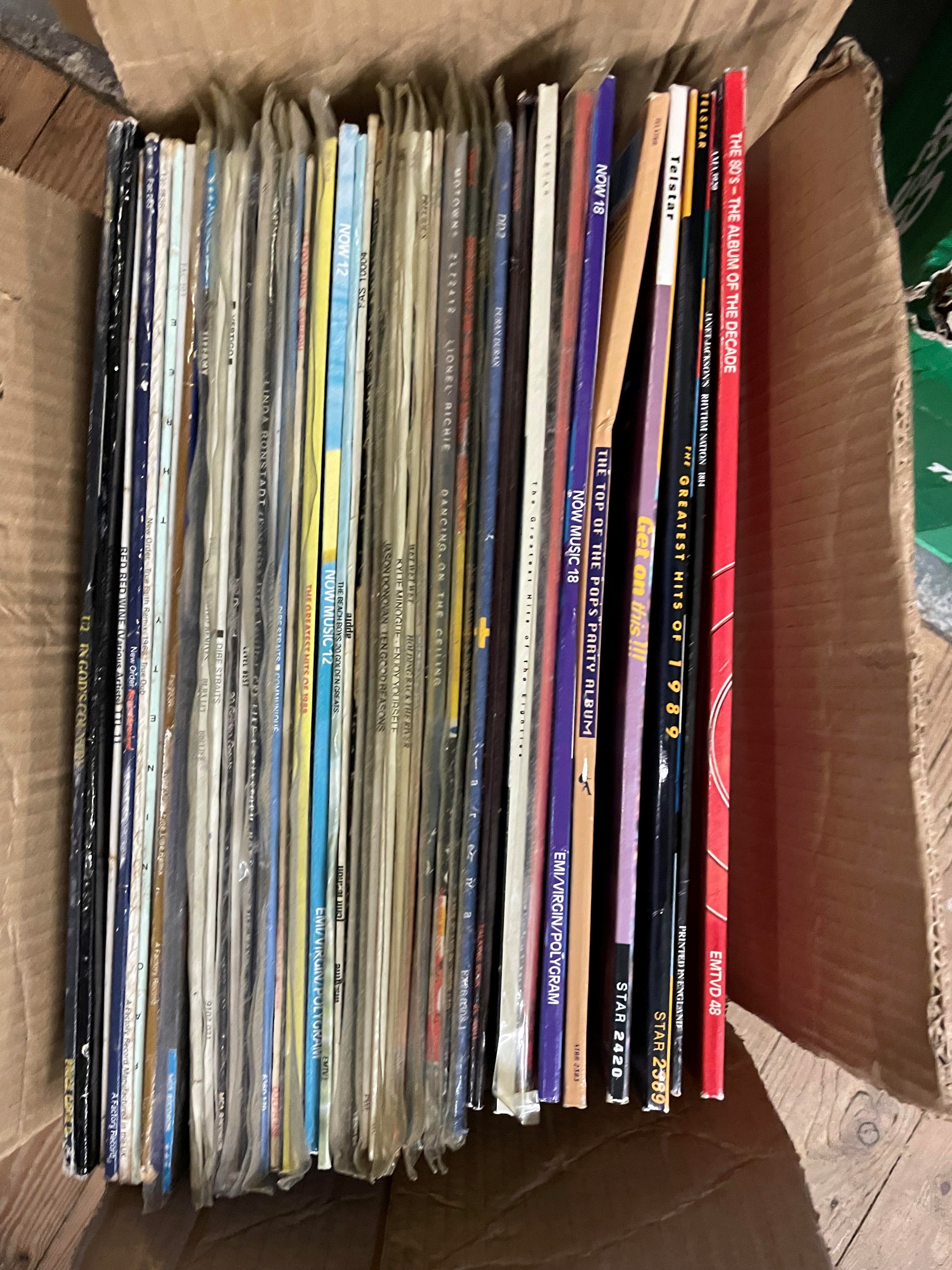 TWO BOXES OF LP RECORDS Image