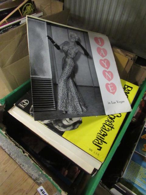 BOX OF LP RECORDS Image