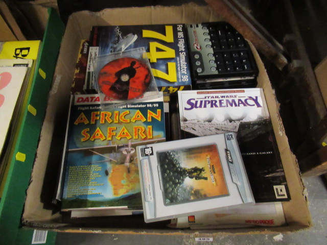 BOX OF COMPUTER GAMES Image