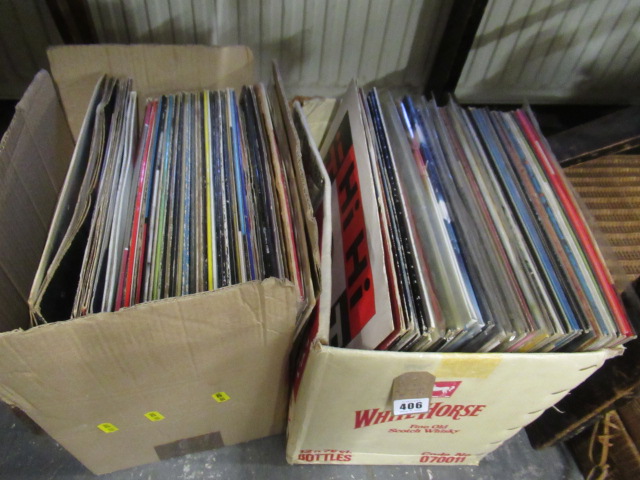 TWO BOXES OF LP RECORDS Image