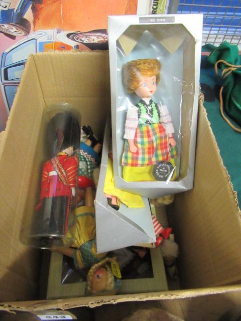 BOX OF SMALL DOLLS Image
