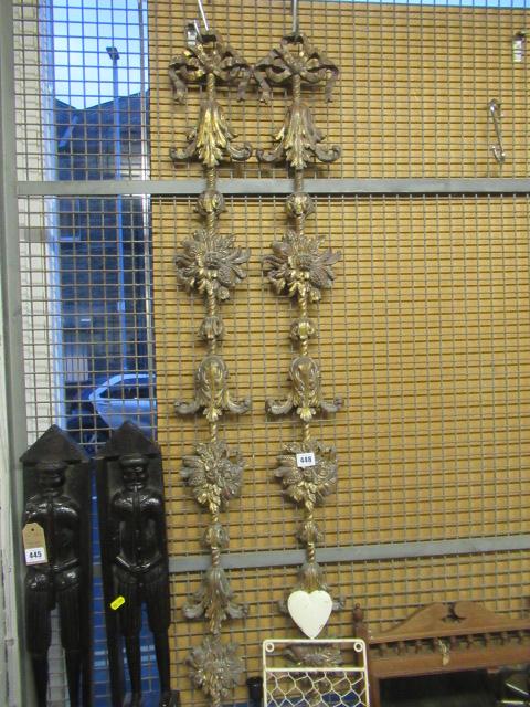 PAIR OF GILTWOOD HANGINGS Image