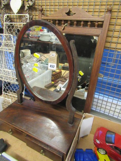 TWO VINTAGE DRESSING TABLE MIRRORS Image