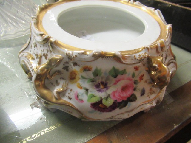 LARGE FRENCH STYLE CERAMIC VASE OF ROCOCO FORM Image