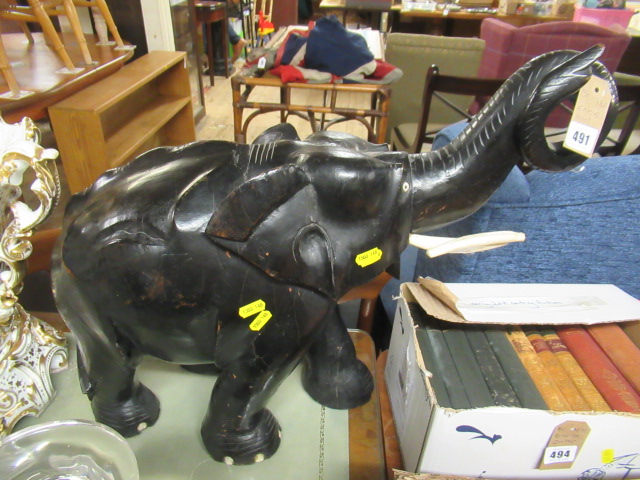EBONISED WOOD ELEPHANT Image