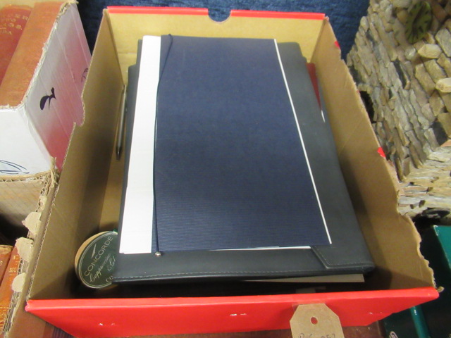 BOX OF CONCORDE RELATED ITEMS Image
