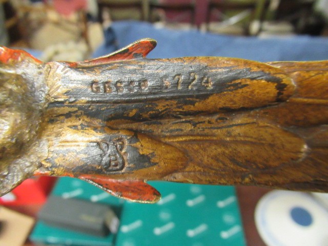 FRANZ BERGMANN COLD PAINTED BRONZE PHEASANT WITH STAMP TO BASE Image