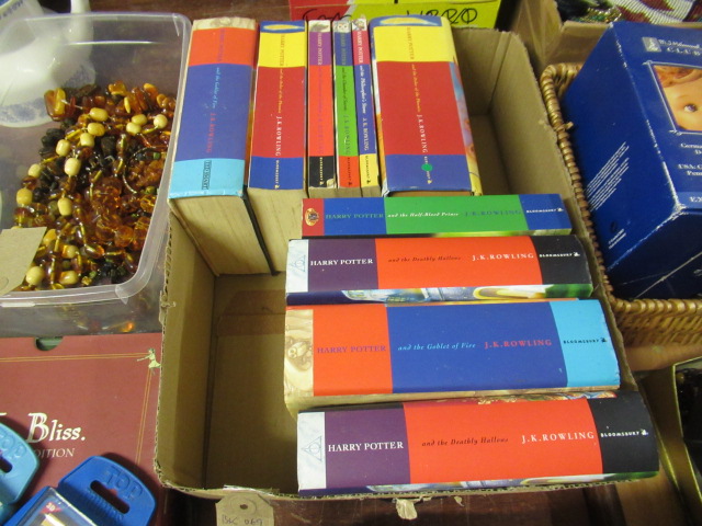 BOX OF HARRY POTTER BOOKS Image