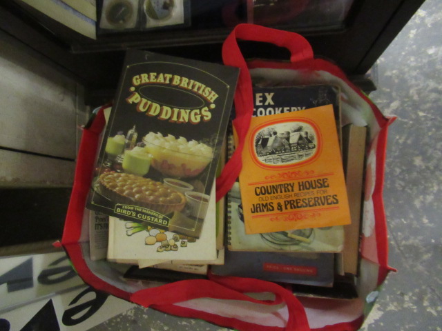 BAG OF VINTAGE COOKERY BOOKS Image