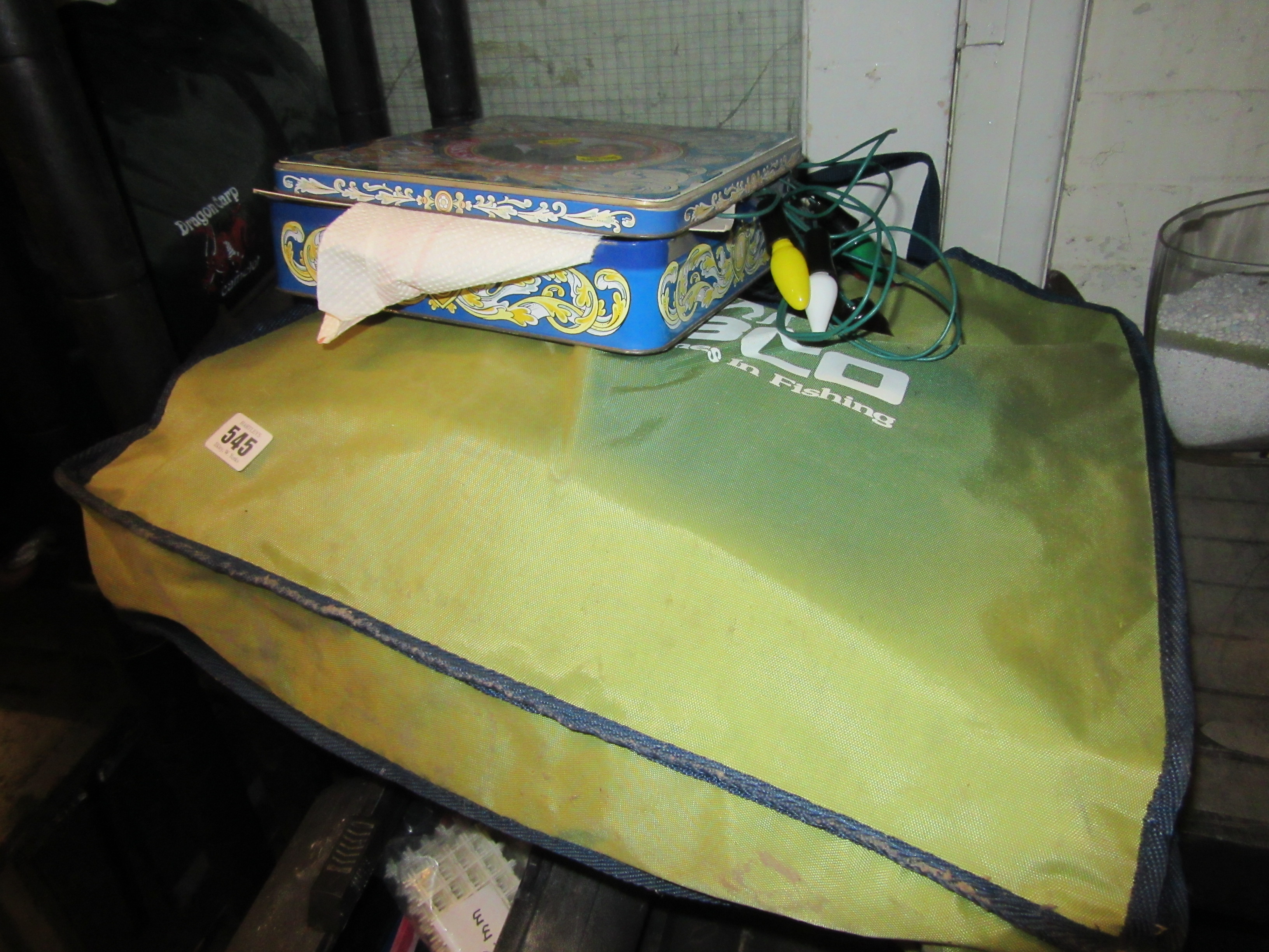 FISHING NET AND CHRISTMAS LIGHTS Image