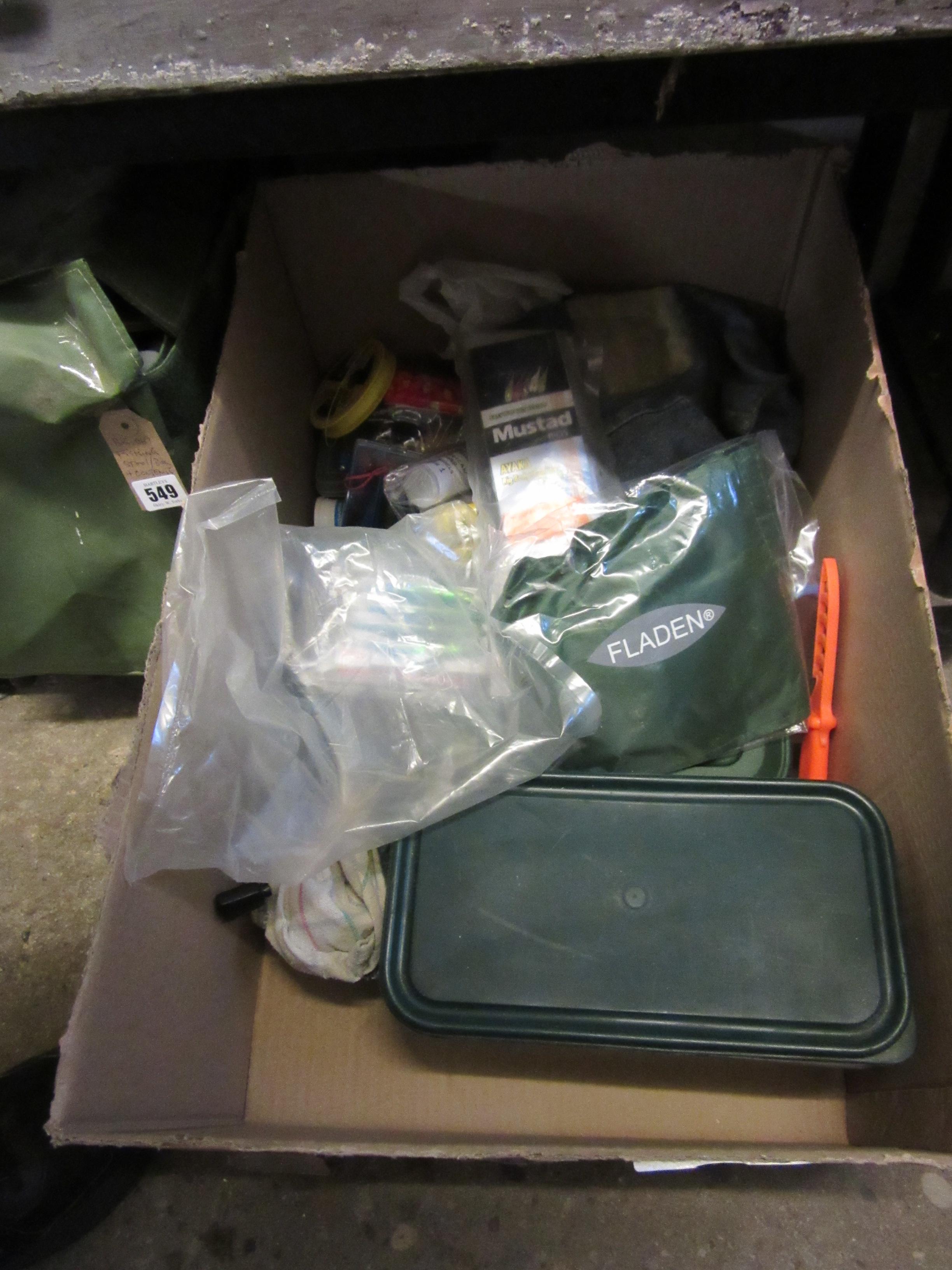 BOX OF FISHING TACKLE Image