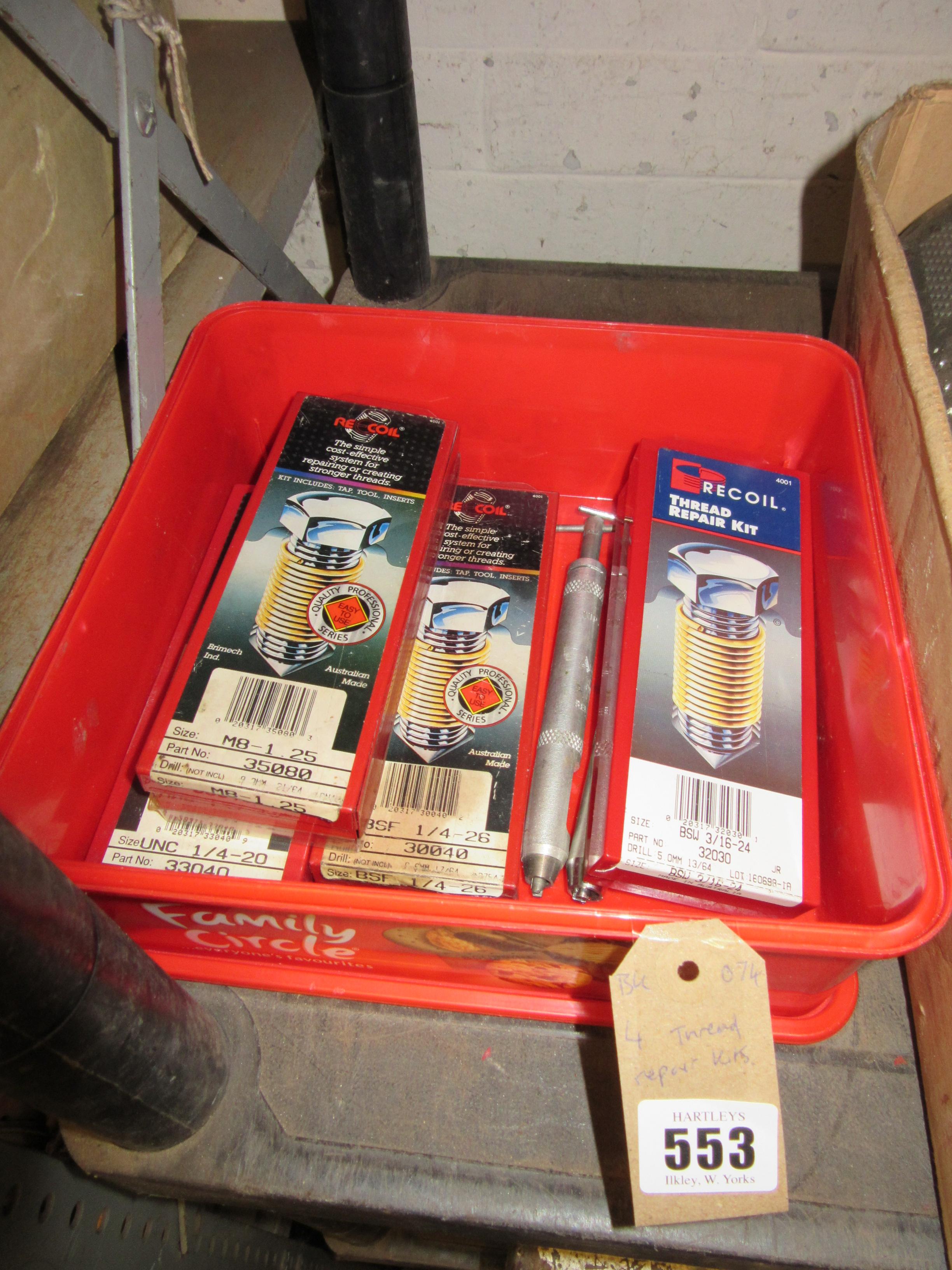 FOUR THREAD REPAIR KITS Image