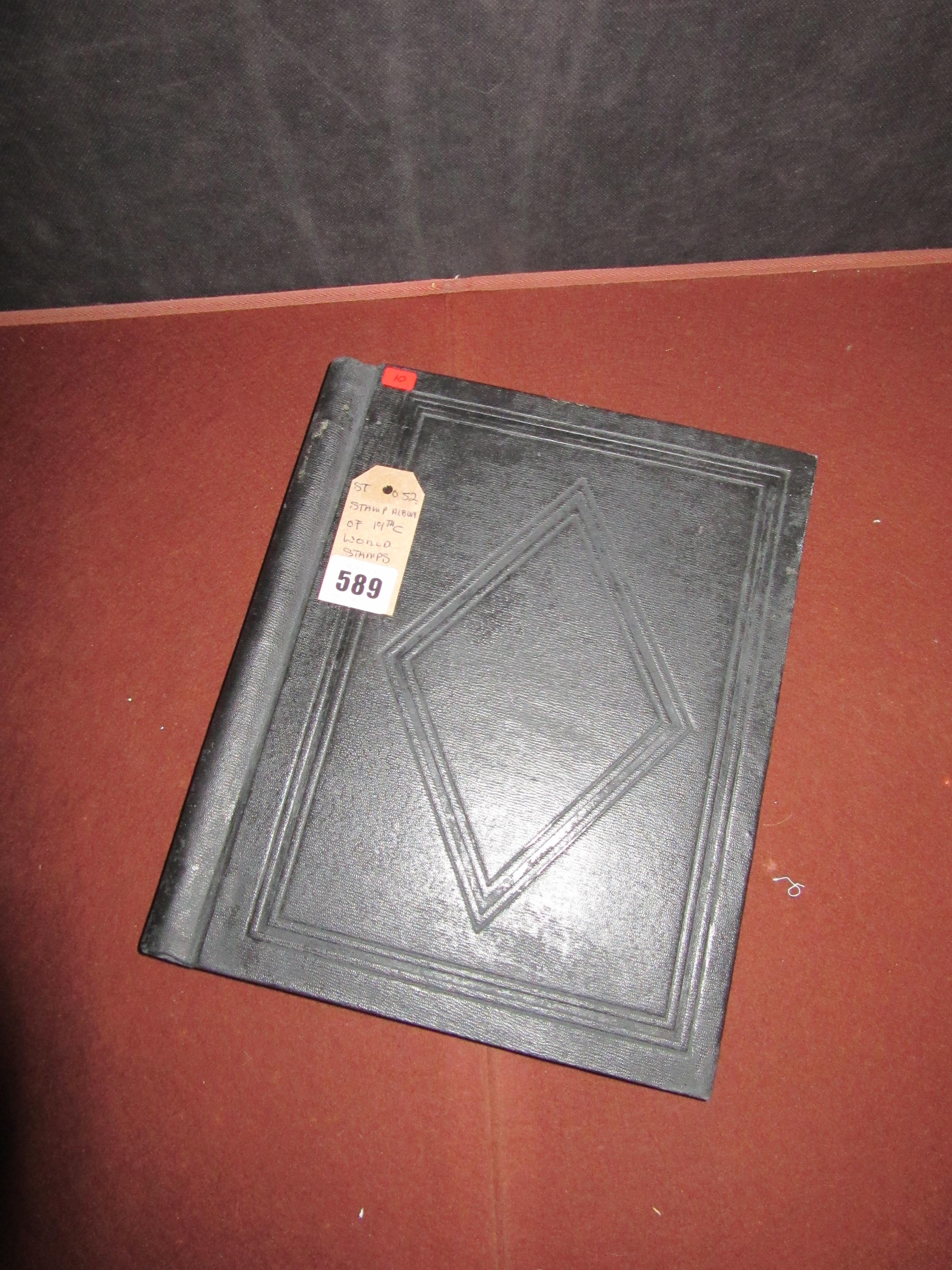 STAMP ALBUM OF 19TH CENTURY WORLD STAMPS Image