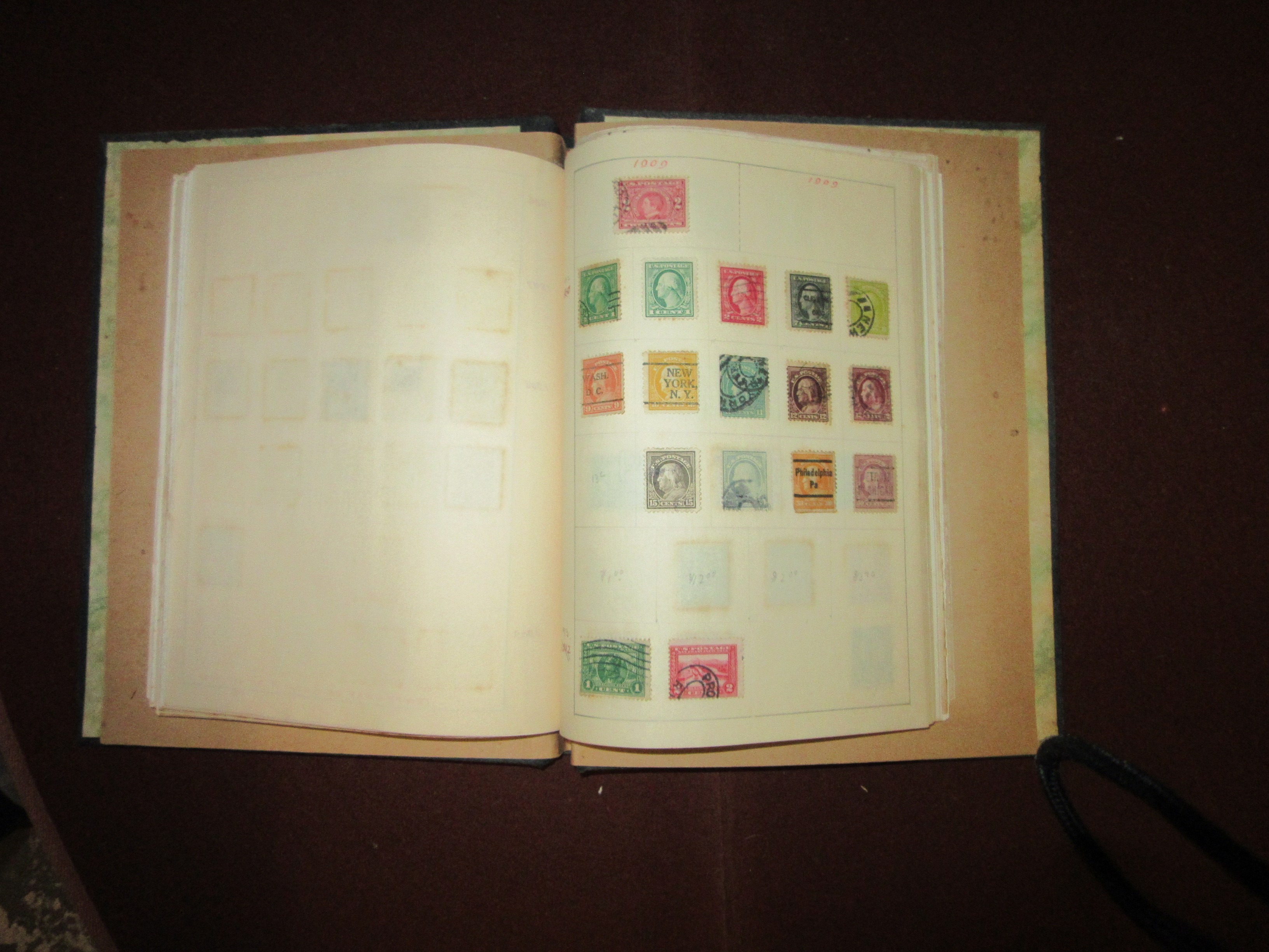 STAMP ALBUM OF 19TH CENTURY WORLD STAMPS Image