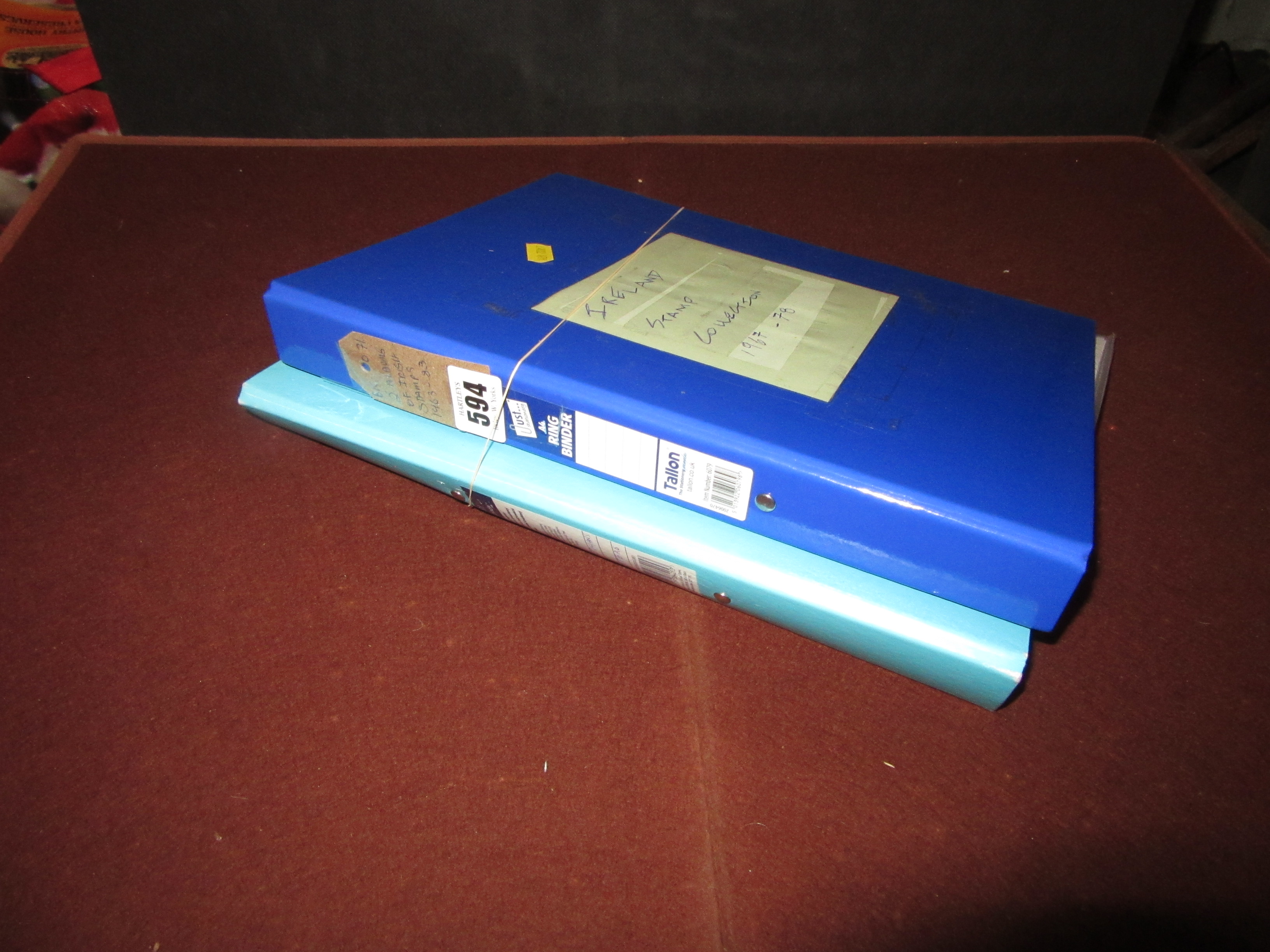 TWO ALBUMS OF IRISH STAMPS 1963 - 83 Image