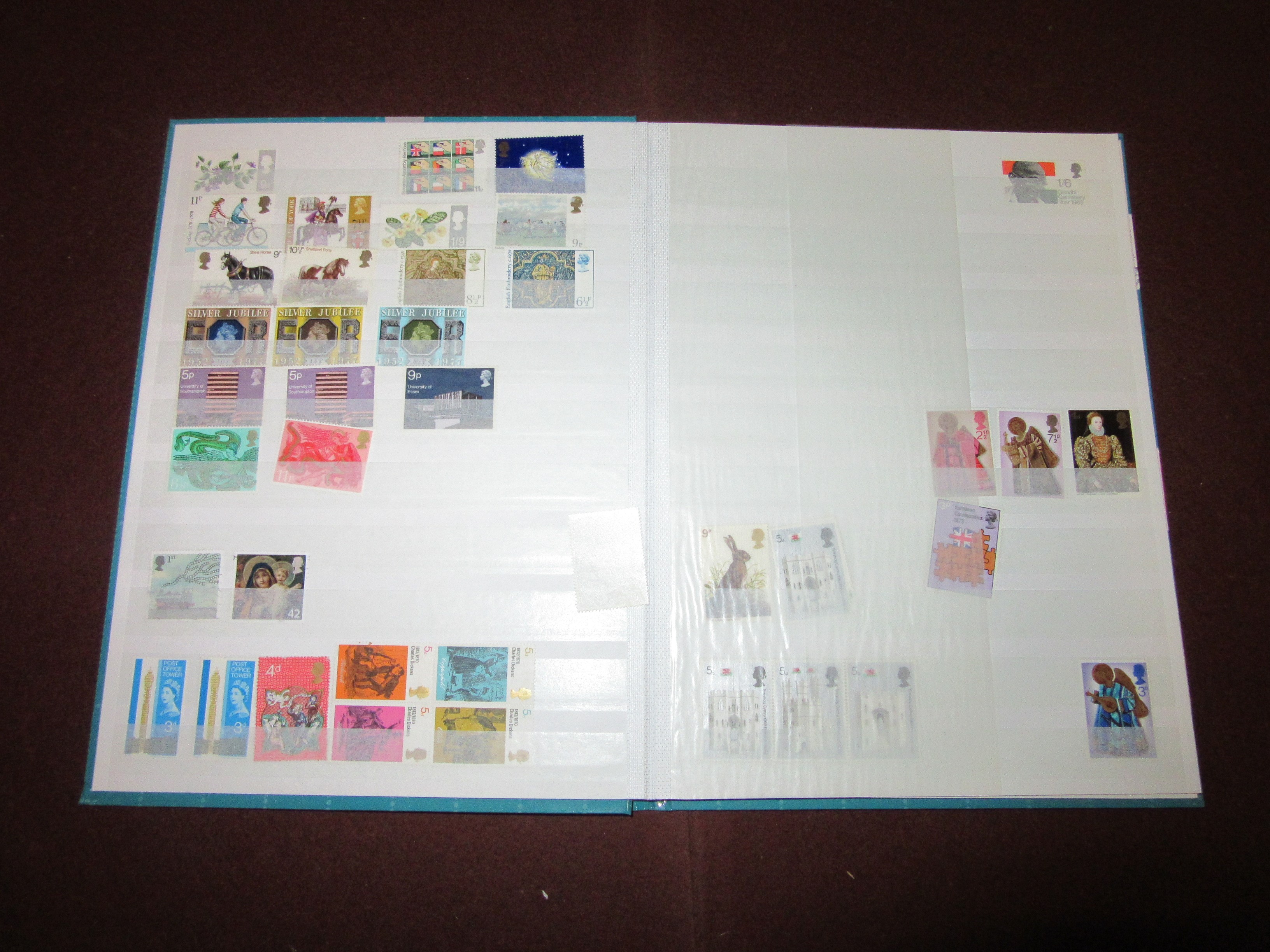 STOCKBOOK OF DECIMAL AND PRE-DECIMAL STAMPS Image