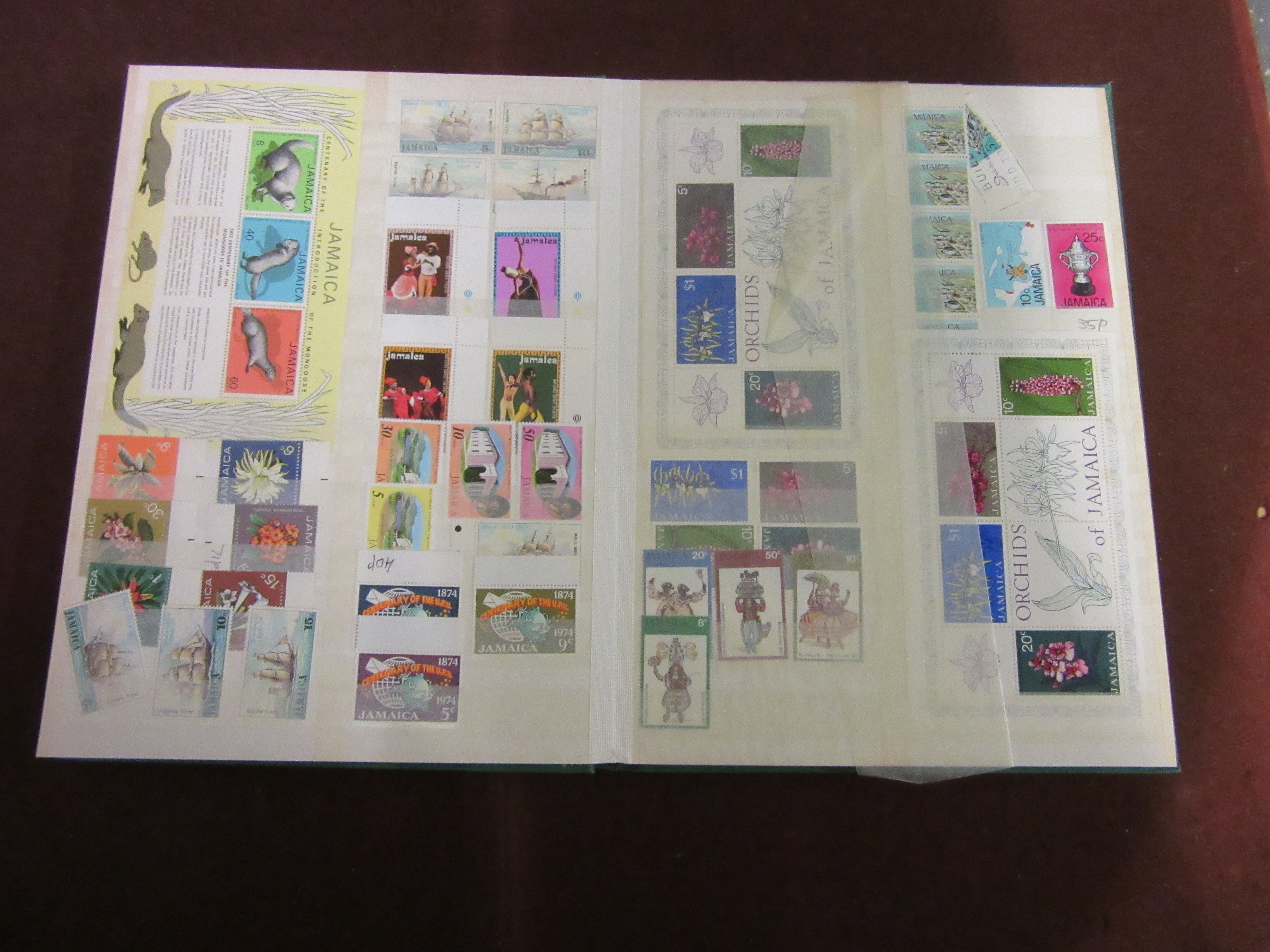 STOCKBOOK OF MINT JAMAICAN STAMPS Image