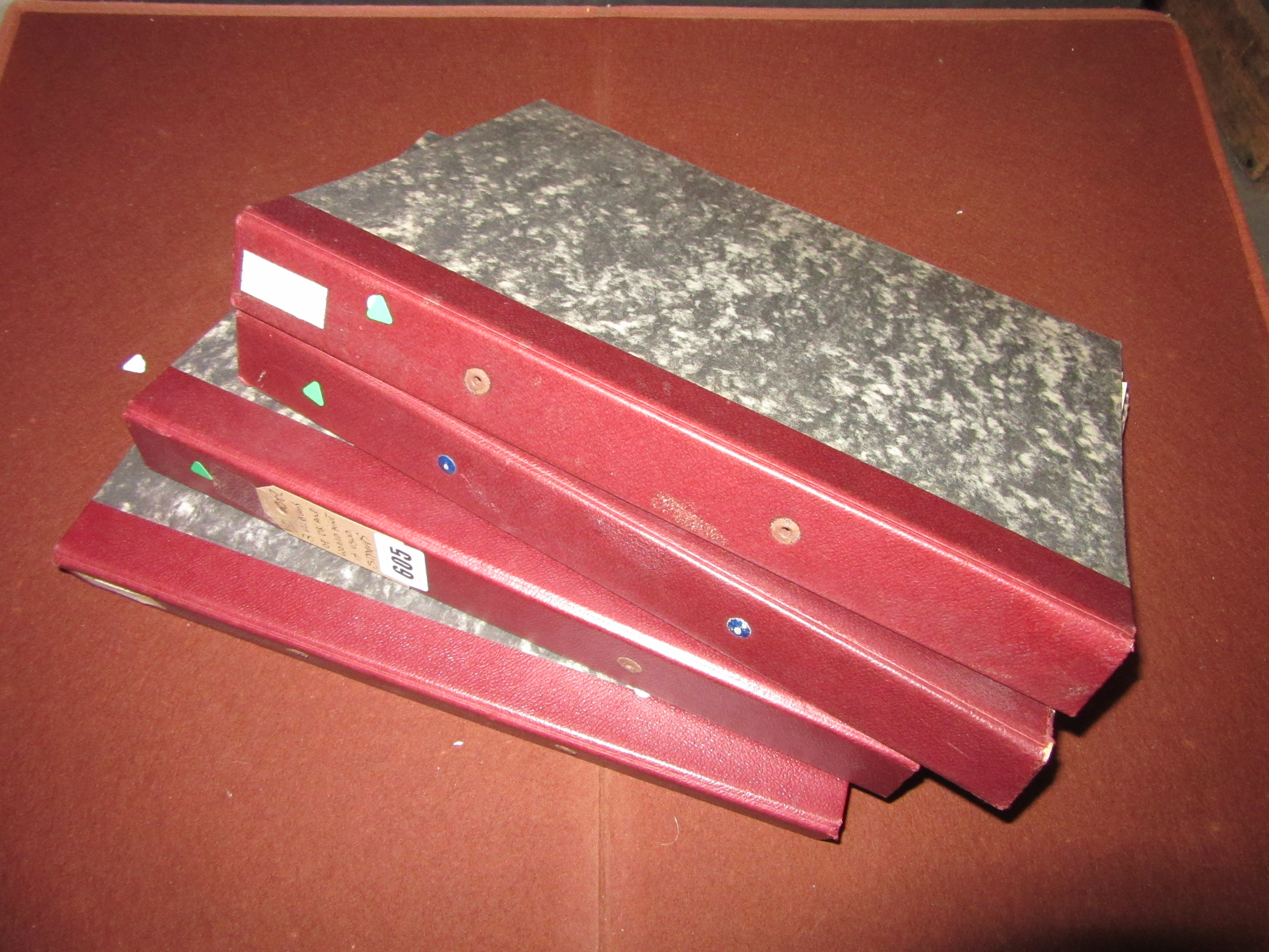 THREE ALBUMS OF UK AND WORLD MINT AND USED STAMPS Image