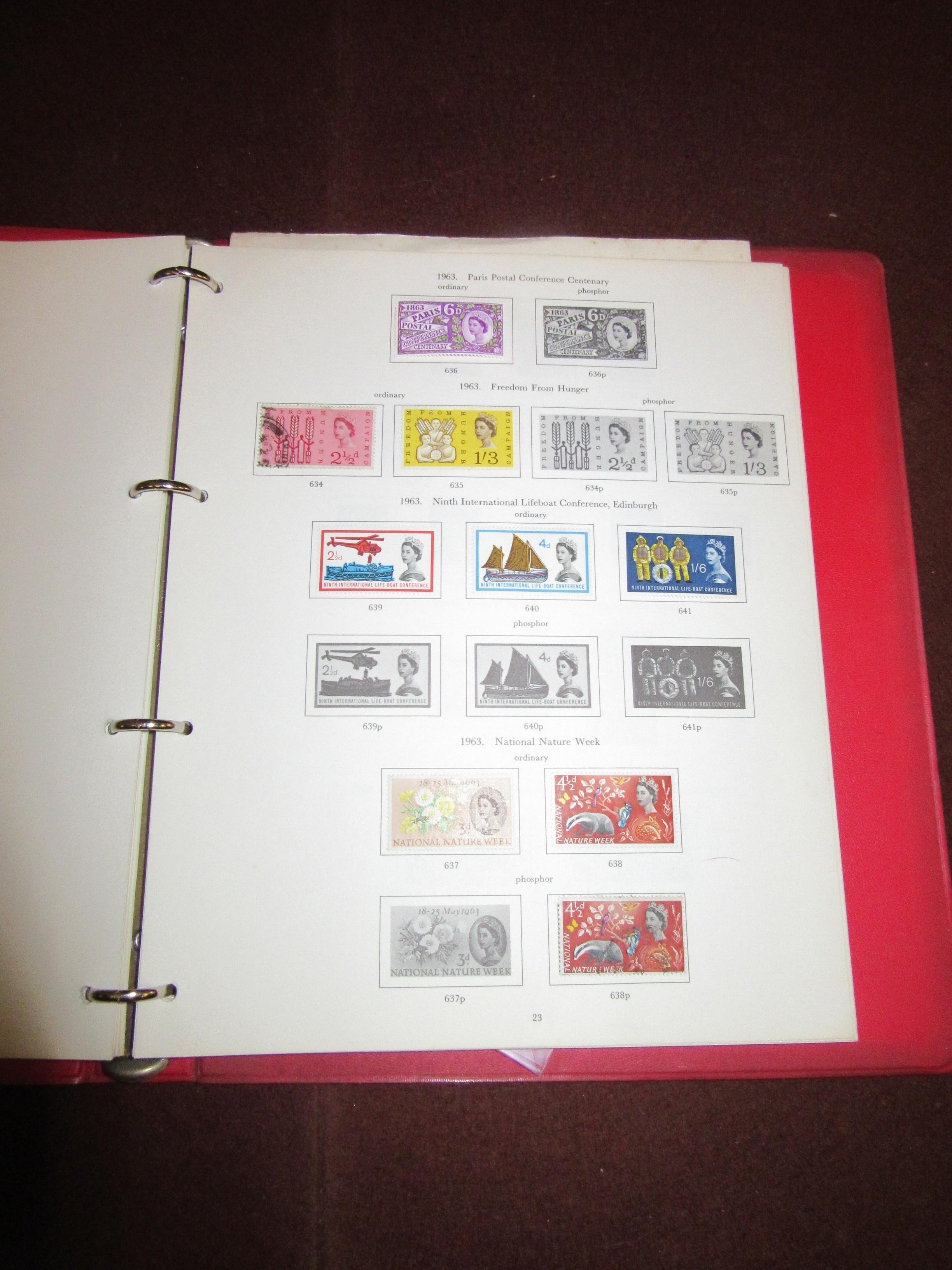 ALBUM OF MAINLY MINT UK STAMPS WITH GOLDEN JUBILEE COIN COVER Image