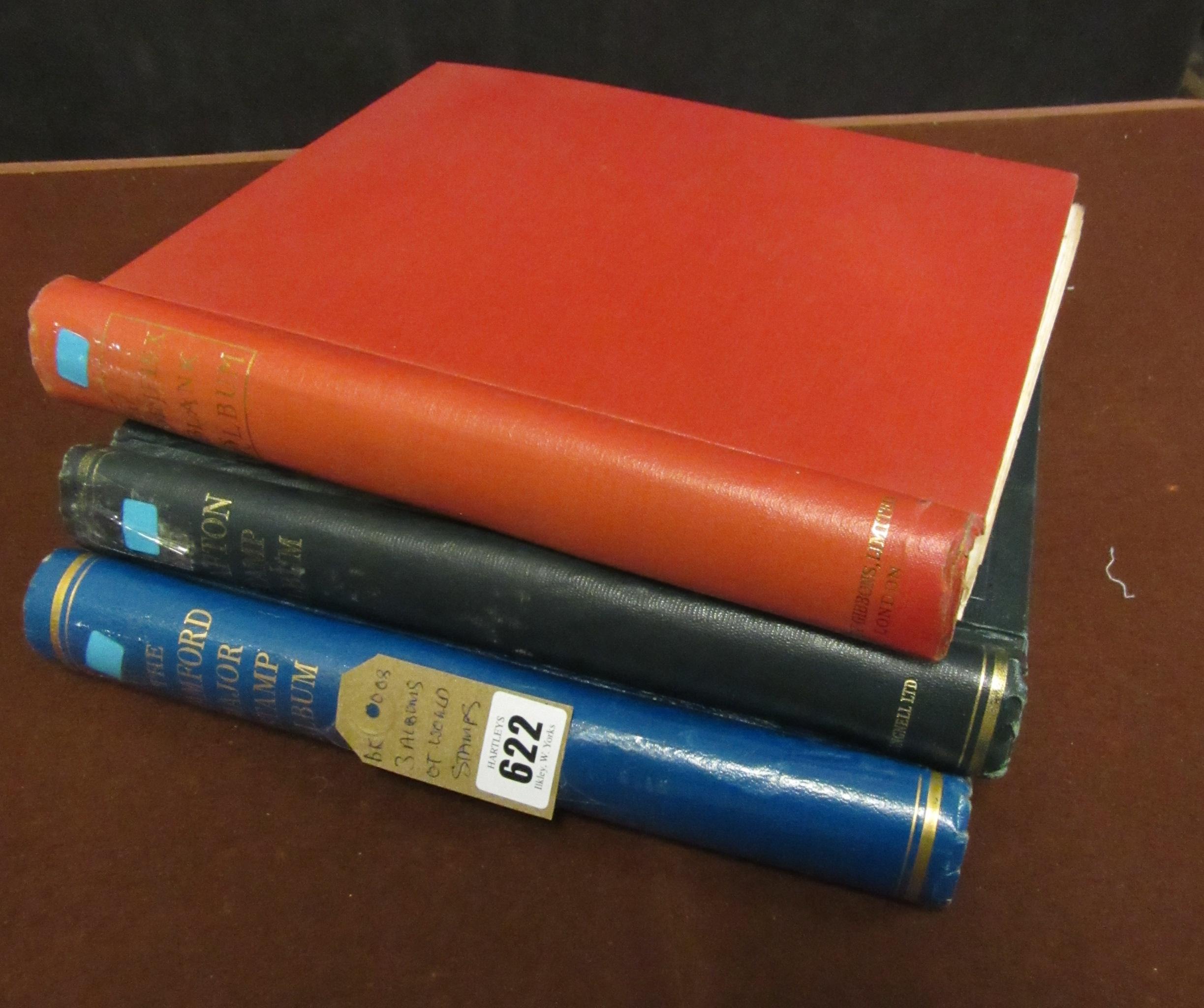 THREE ALBUMS OF WORLD STAMPS Image