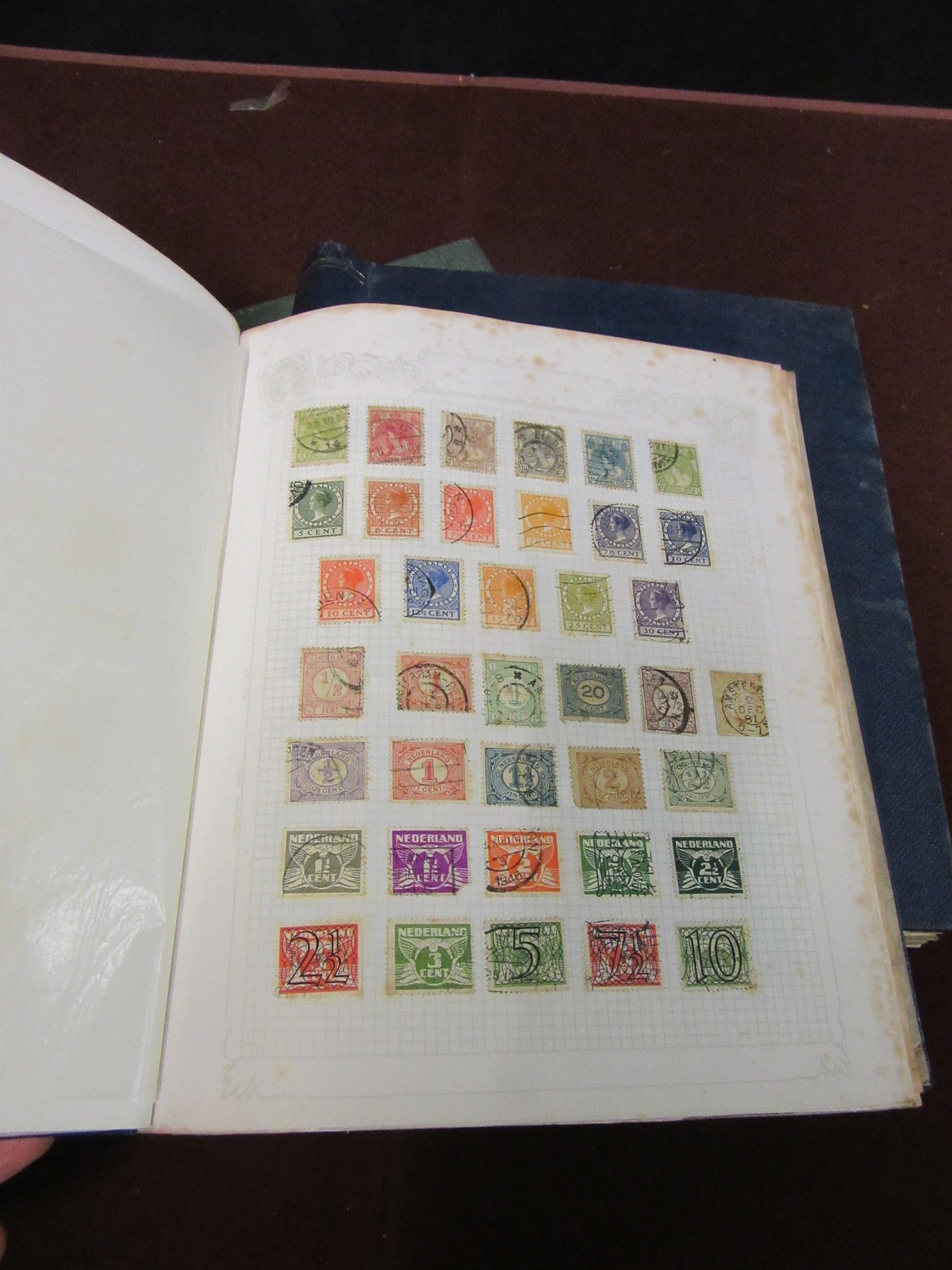THREE ALBUMS OF MINT AND USED UK AND WORLD STAMPS Image
