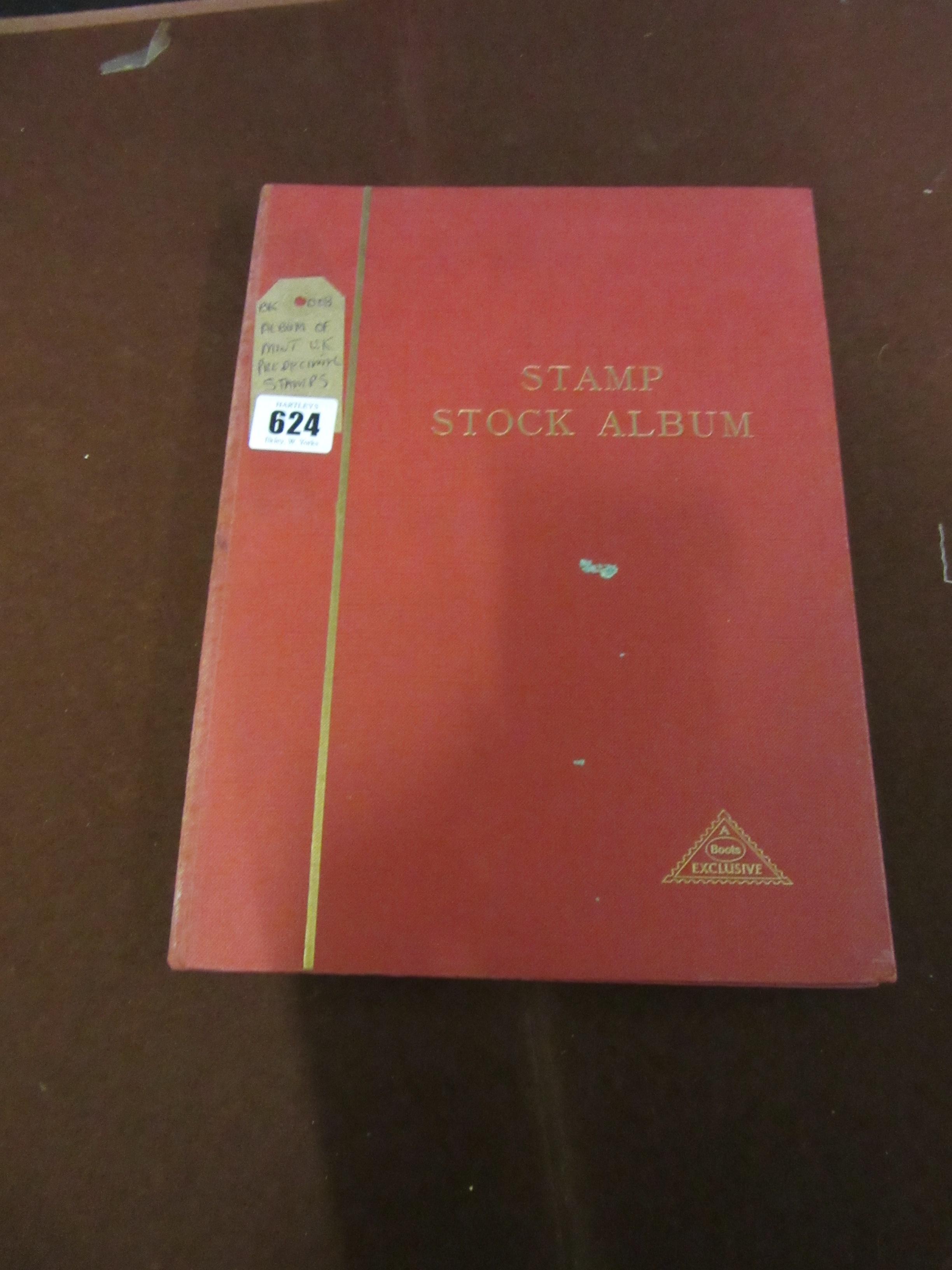 ALBUM OF MINT UK PRE-DECIMAL STAMPS Image