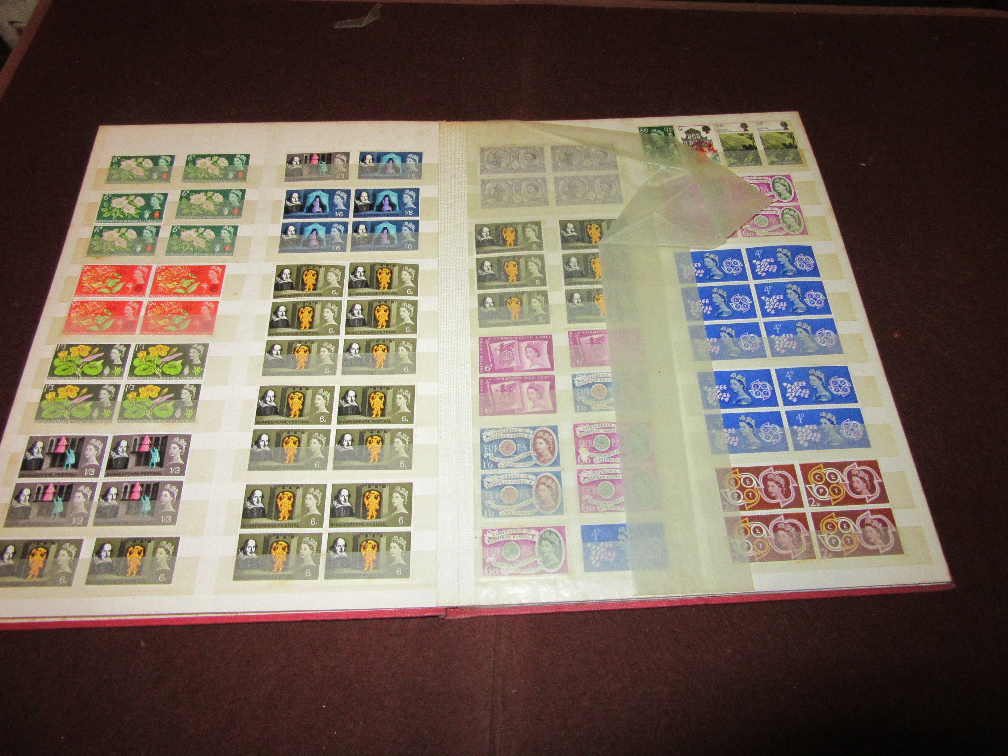 ALBUM OF MINT UK PRE-DECIMAL STAMPS Image