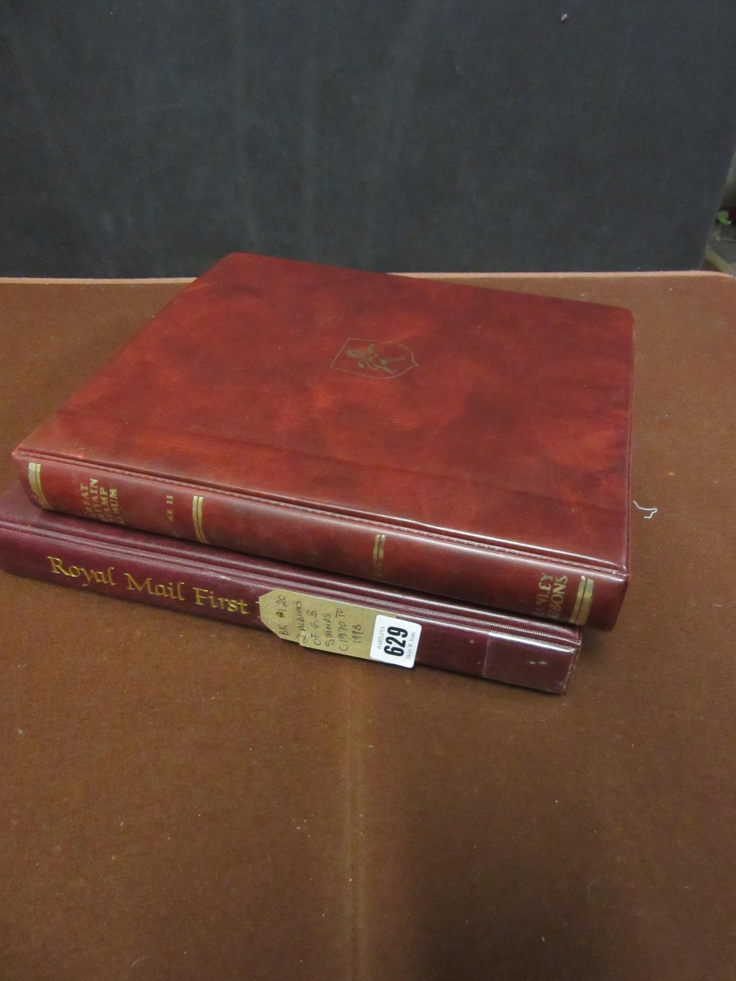 TWO ALBUMS OF GB STAMPS CIRCA 1970-1998 Image