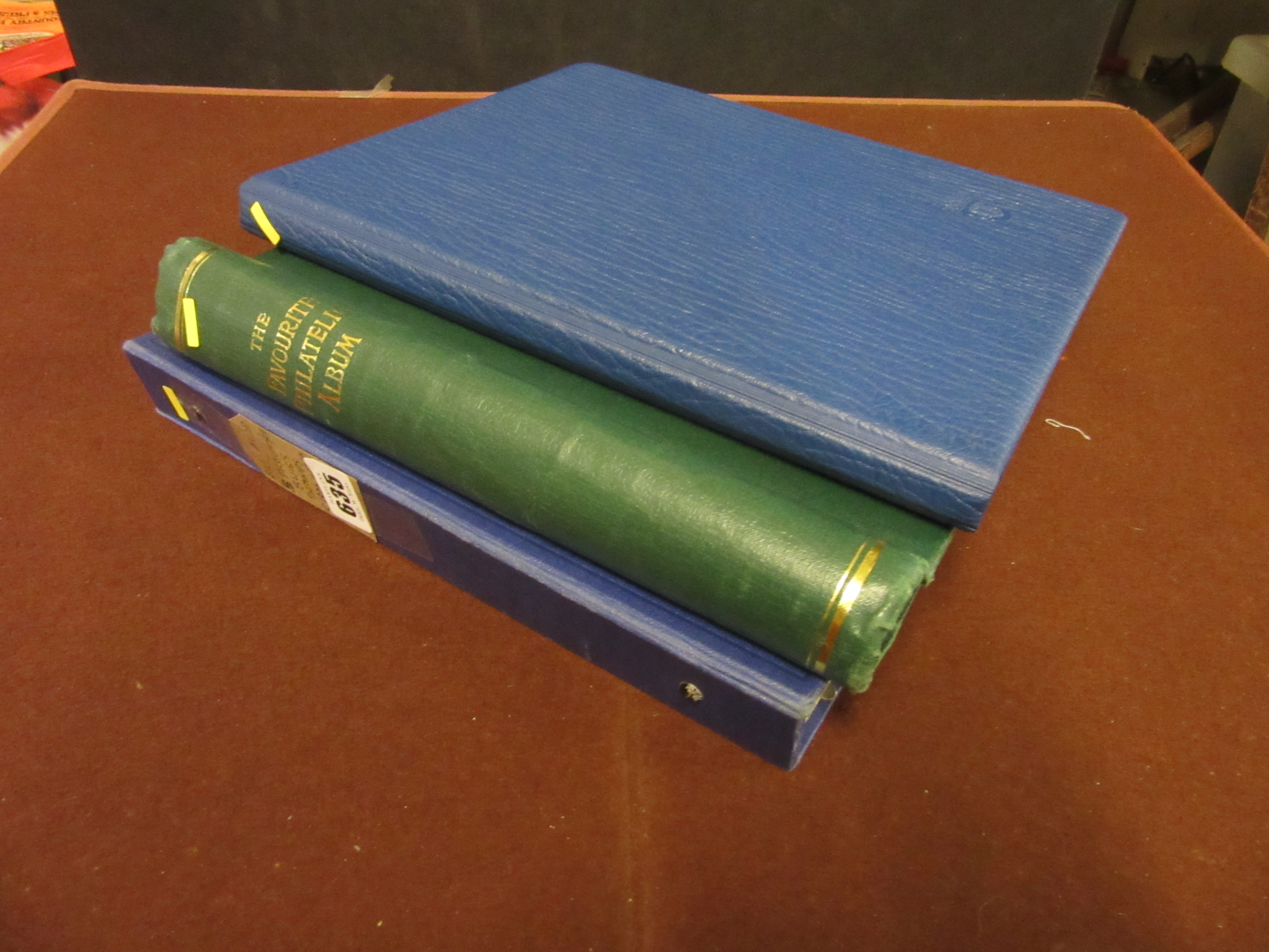 THREE ALBUMS OF SWISS STAMPS CIRCA 1906-1960 Image