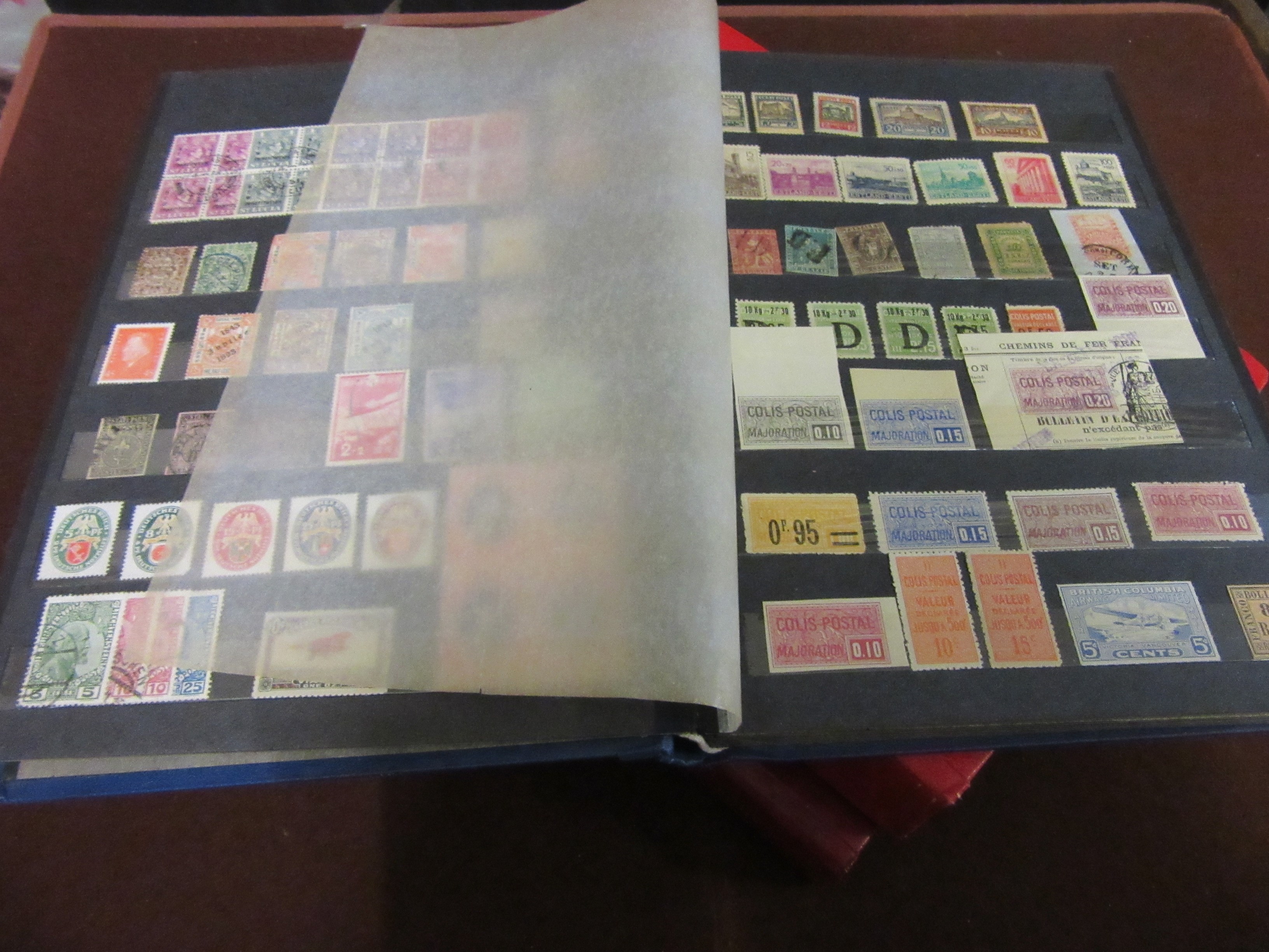 THREE ALBUMS OF UK STAMPS ETC Image