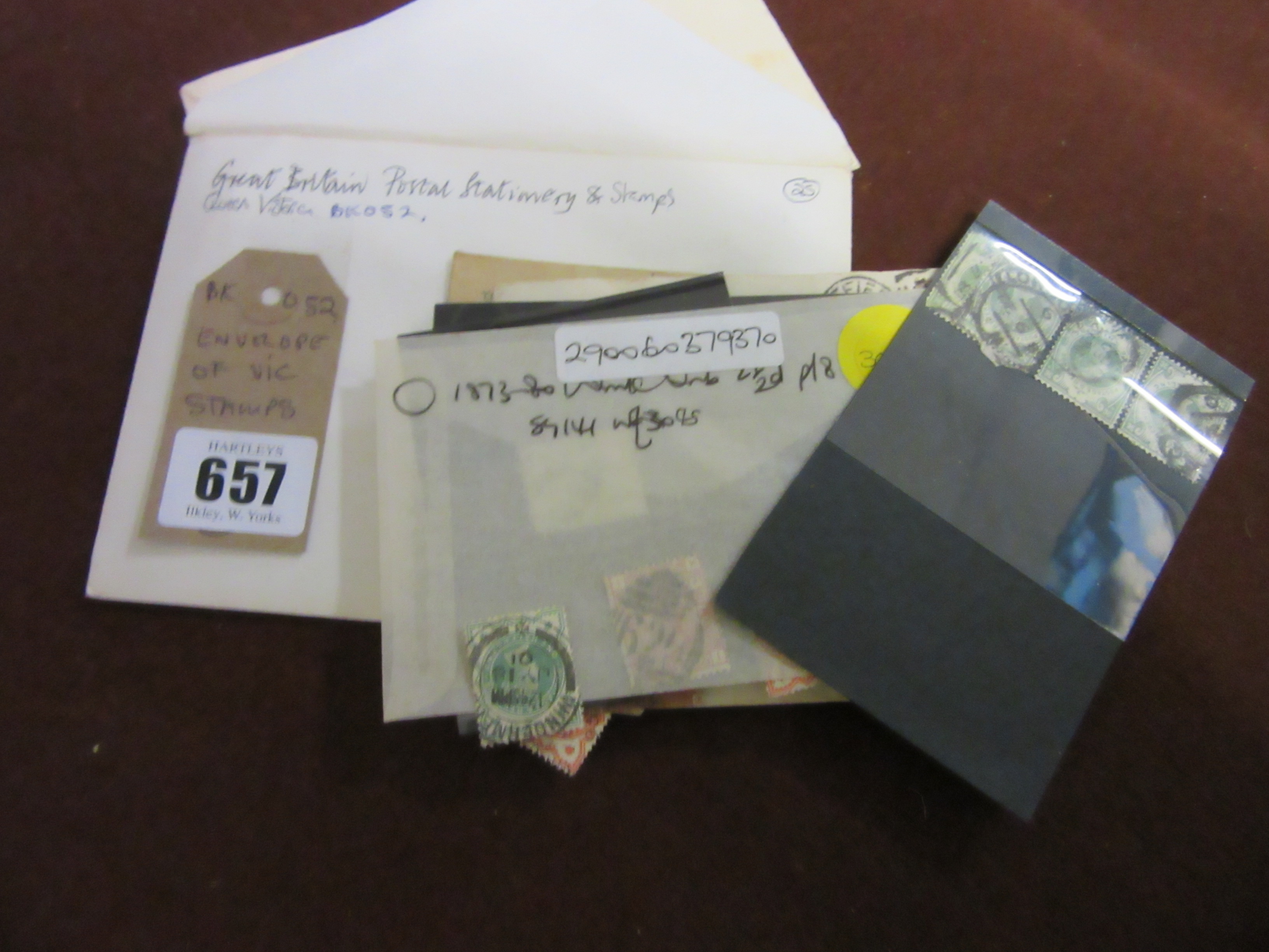 ENVELOPE OF VICTORIAN STAMPS Image
