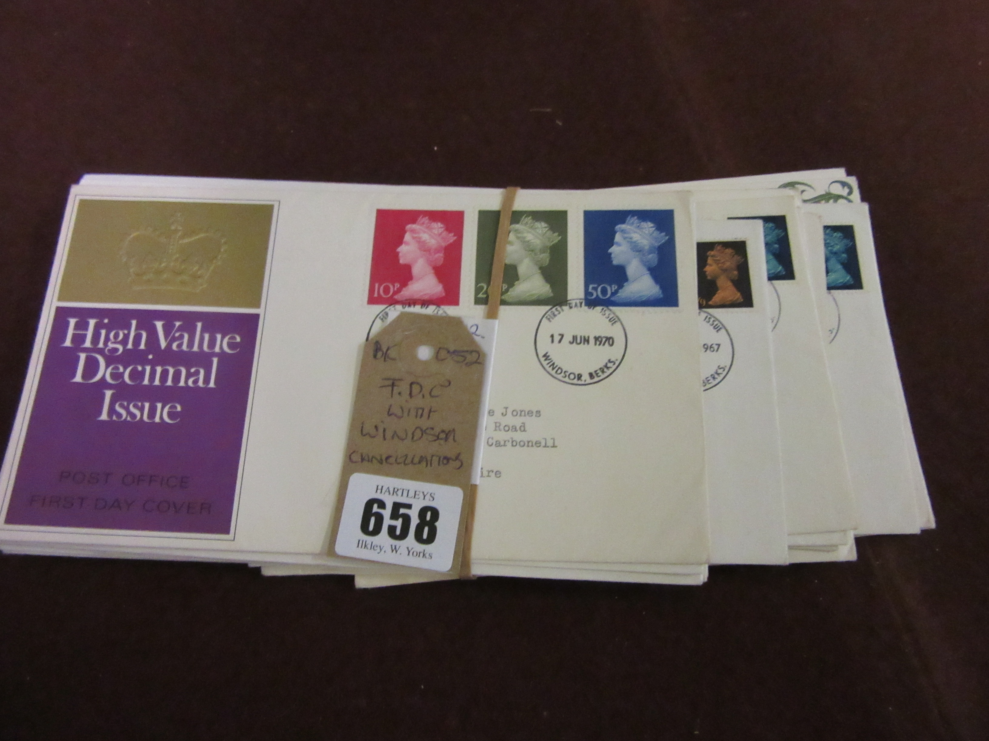 FIRST DAY COVERS WITH WINDSOR CANCELLATIONS Image