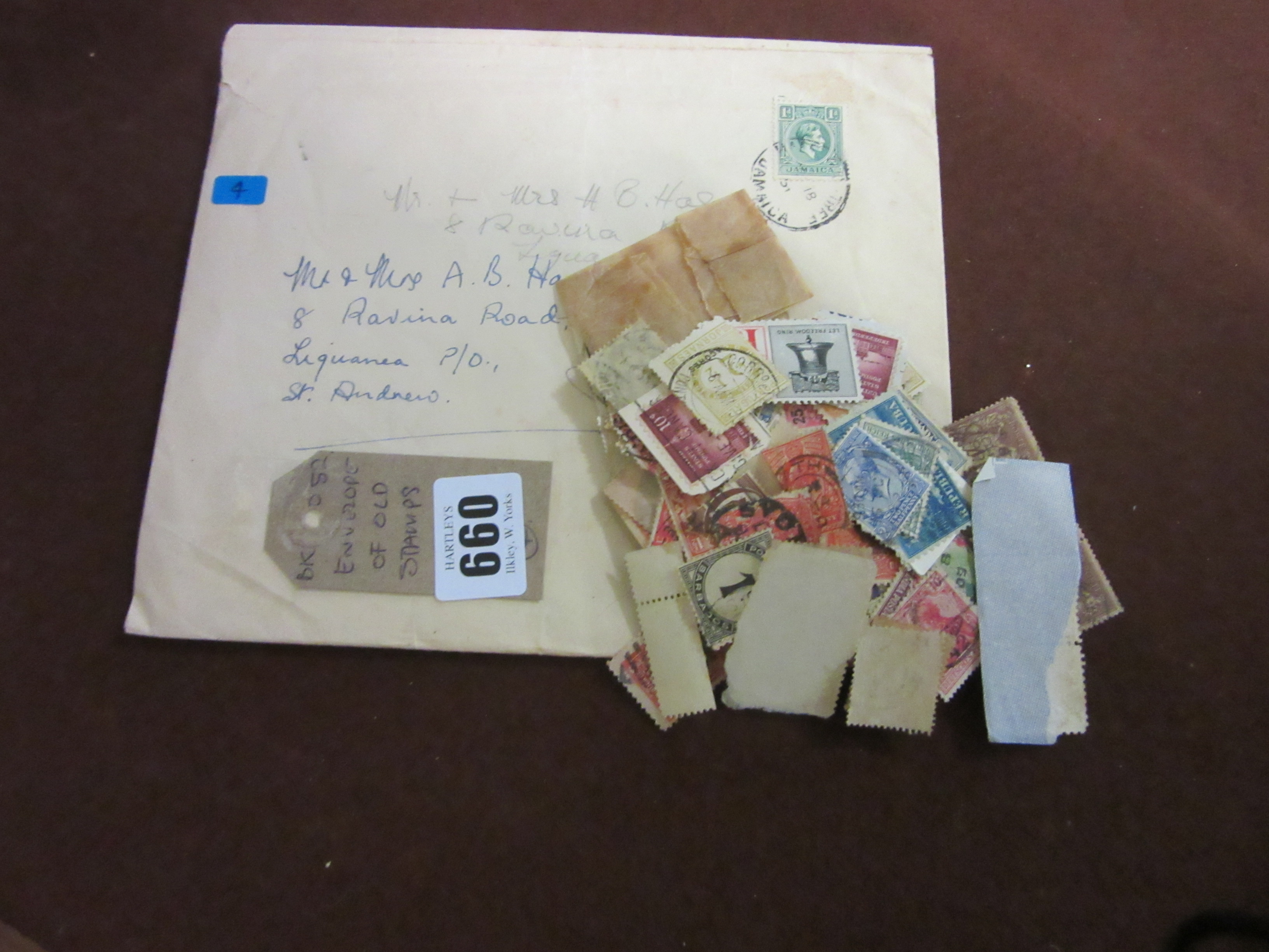 ENVELOPE OF OLD STAMPS Image