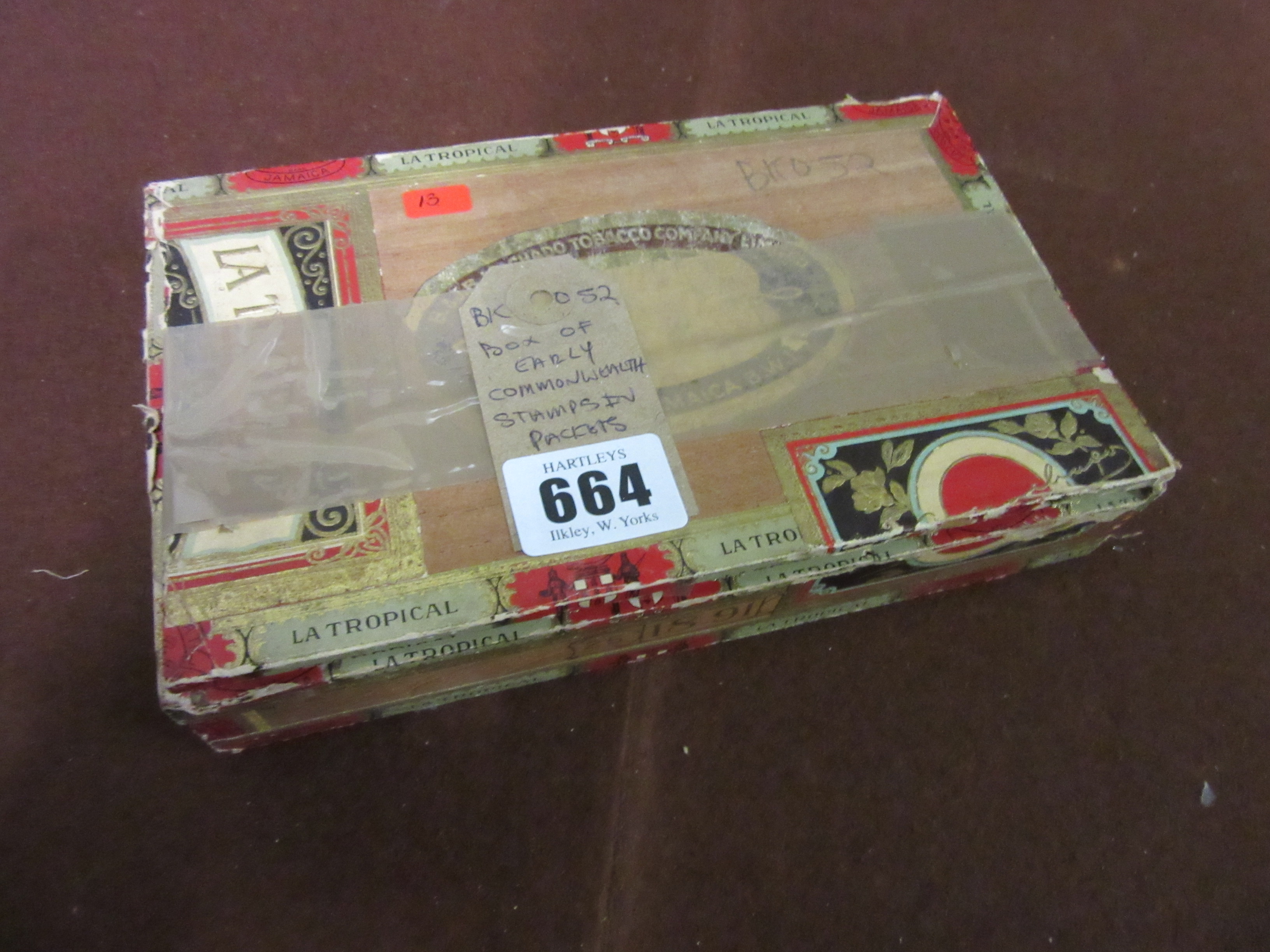 BOX OF EARLY COMMONWEALTH STAMPS IN PACKETS Image